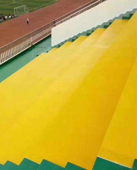 合阳球场台阶翻新修补改造